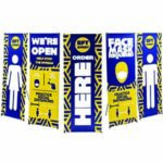 5 Pack X Banner Stands